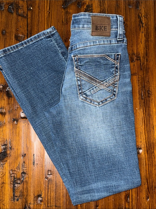 BKE Other - BKE DENIM CONNER SIZE 10 BOOTLEG JEANS BOYS LIKE NEW